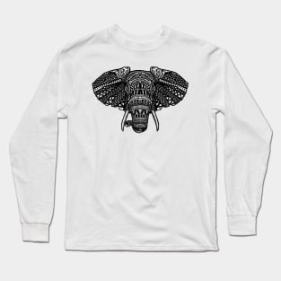 Spiritual elephant meditation Long Sleeve T-Shirt